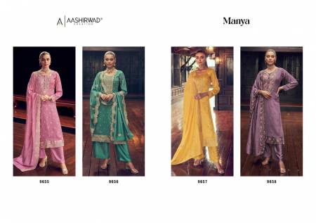 Gulkand Manya By Aashirwad Silk Salwar Suits Catalog
